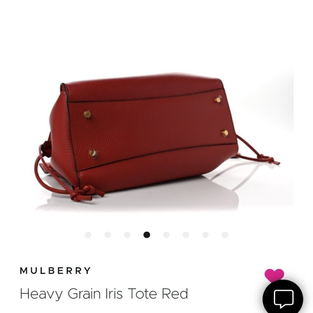 MULBERRY Heavy Grain Iris Tote - Picture 4 of 9